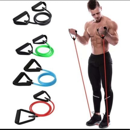 120cm  resistance band any colour || Stretching rope with ergonomic handles