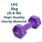 Premium Quality 3kg Vinyl Dumbbell 1 Pcs