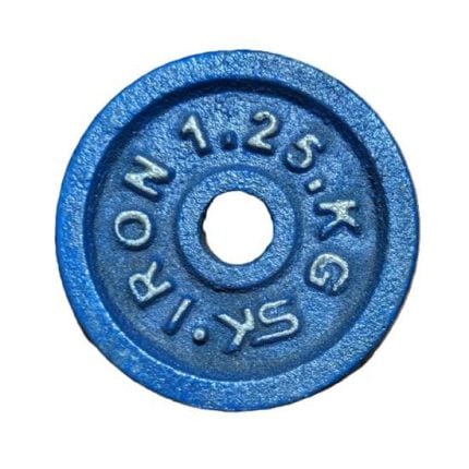 1.25kg dumbbell plate blue Bangladesh cast iron weight plate