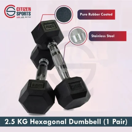 2.5 kg hex dumbble chinese