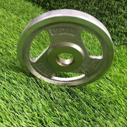1.25 Kg Silver Colour  Weight Plate for Dumbbells and Barbells - Durable Cast Iron