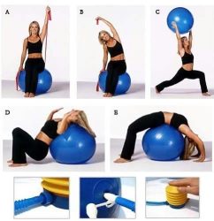 Yoga ball for exercise