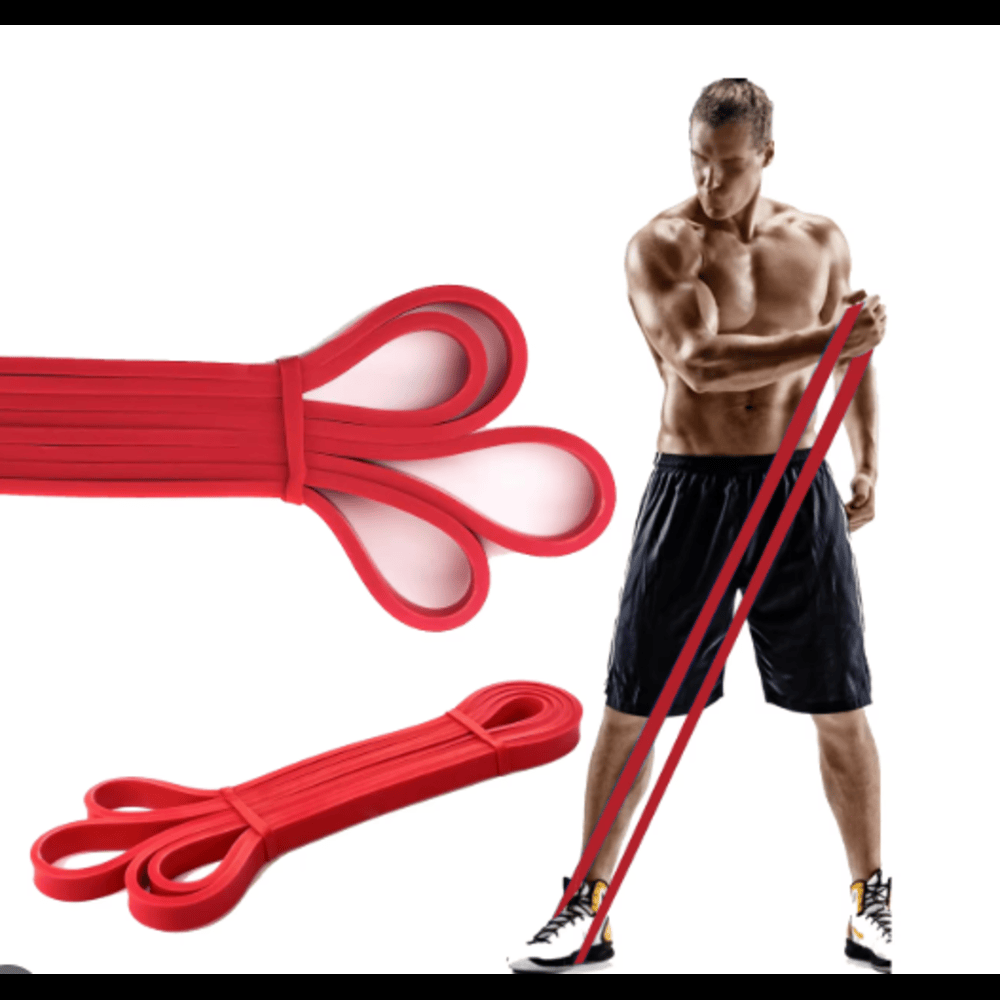 Resistance Band Thera bands Red Color For Pull up, Warm up, Exercise Body Stretching, Fitness Training, Flexibility, and Powerlifting Resistance Band Thera bands Red Color For Pull up, Warm up, Exercise Body Stretching, Fitness Training, Flexibility, and Powerlifting