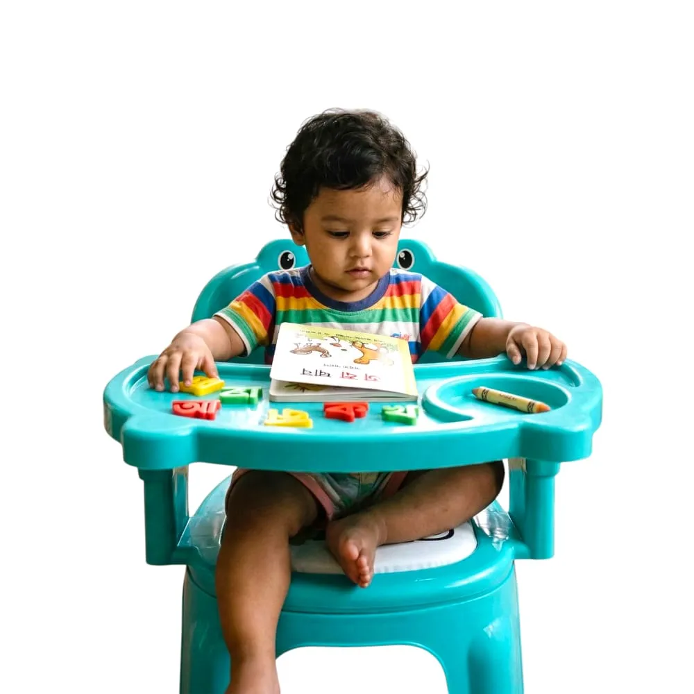 Multi-Purpose Baby Feeding Chair baby feeding chair Bangladesh 2-in-1 kids play table teal