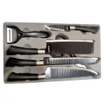Black Kitchen Knife Set