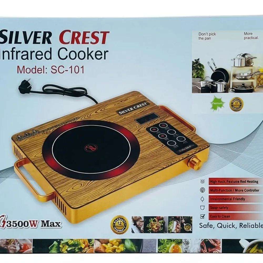 Silver Crest Infrared Cooker SC-101 Bangladesh Silver Crest Infrared Cooker SC-101 Bangladesh