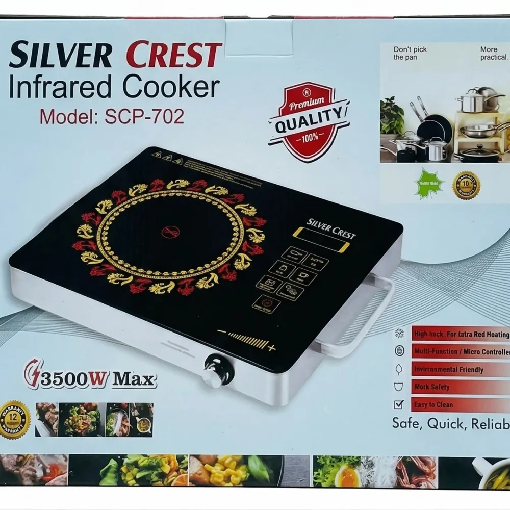 Silver Crest Infrared Cooker SCP-702 Bangladesh Silver Crest Infrared Cooker SCP-702 Bangladesh