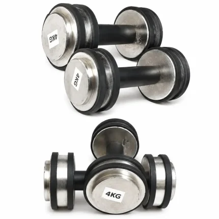 4KG Steel Dumbbell Pair