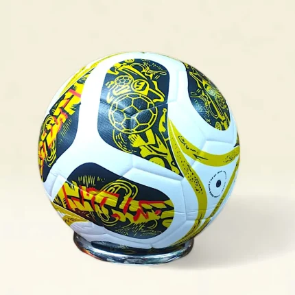 Yellow Graffiti Soccer Ball